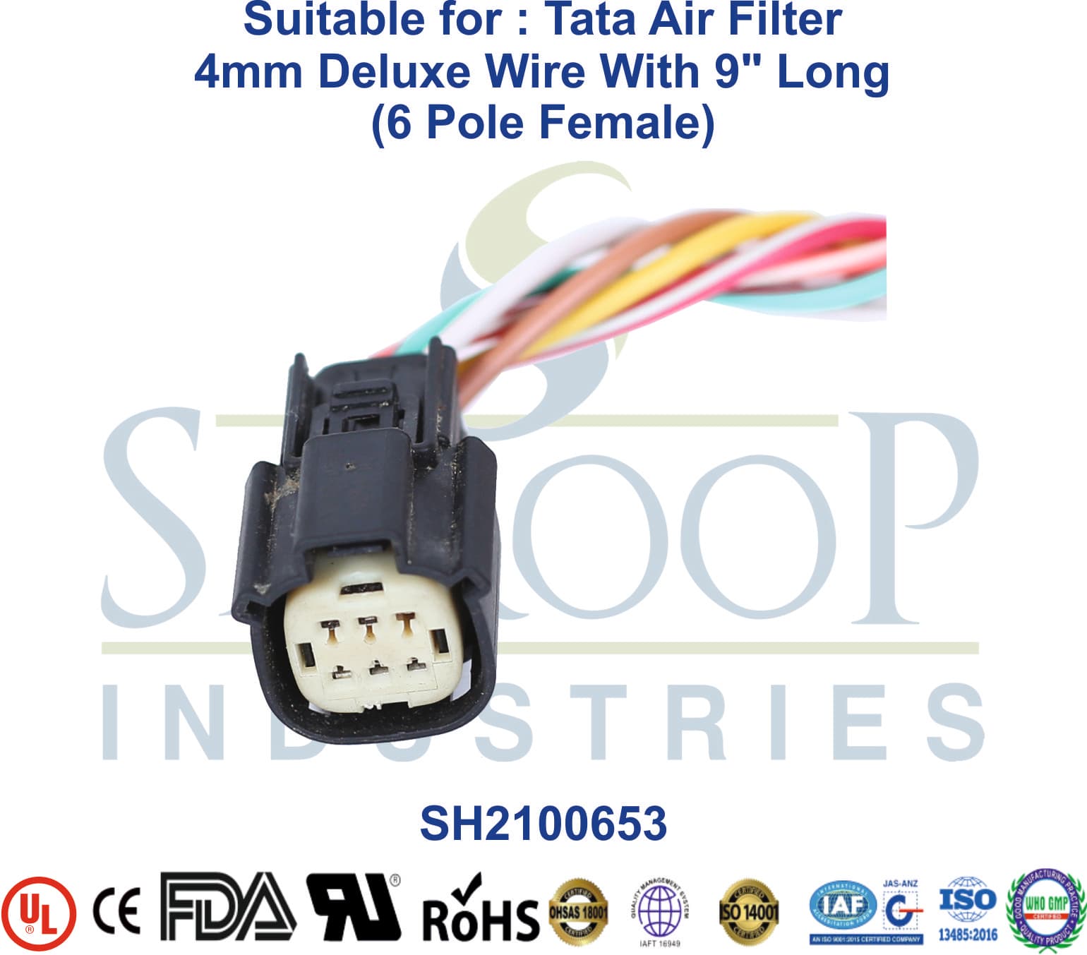 Skoda/Mahindra Maximo 6 Pole Female - Special Wire - 1