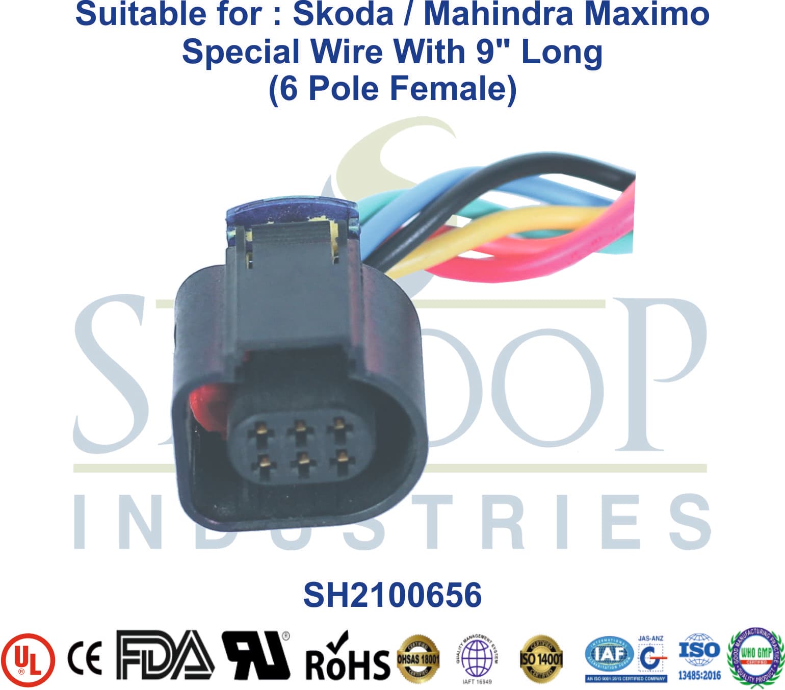 Tata Air Filter 6 Pole Female - 1