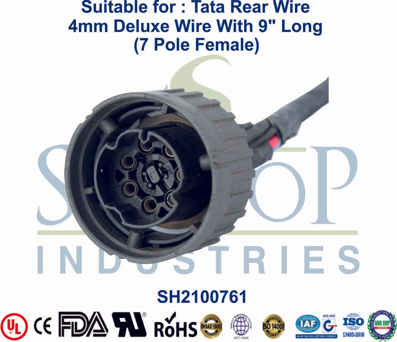 Tata Rear Wire 7 Pole Female - 1