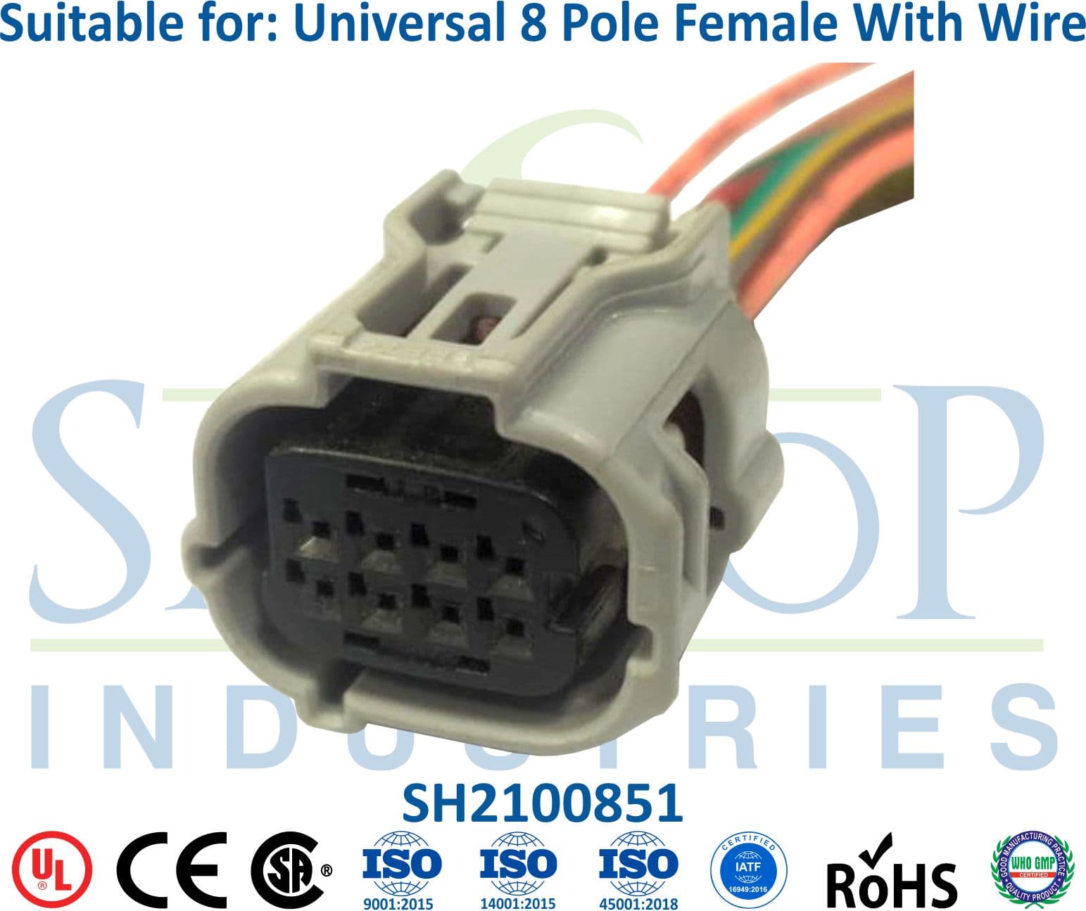 Universal 8 Pole - ECM Wire - 1