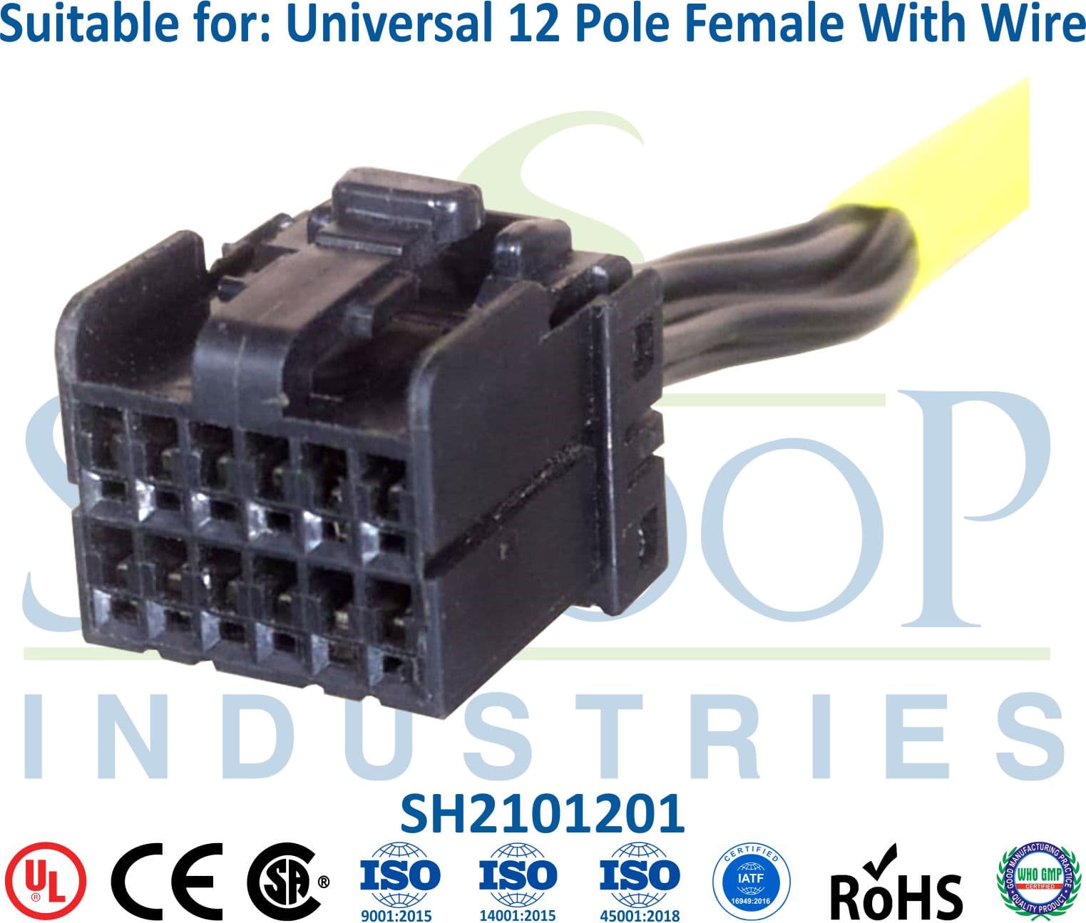 Ashok Leyland New Model 12 Pole Female - ECM Special Wire - 1