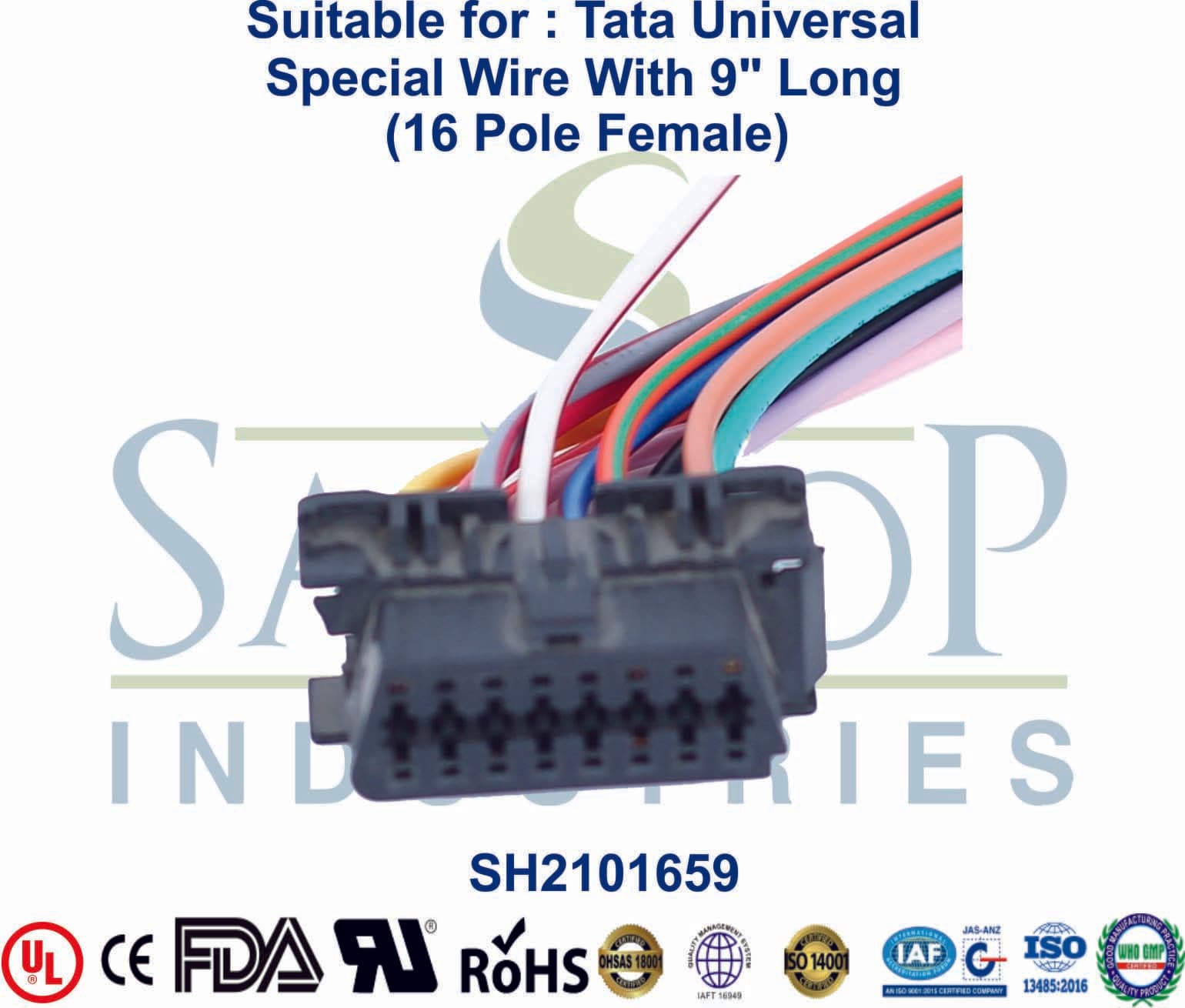 Tata New Model 16 Pole Female - Special Wire - 1