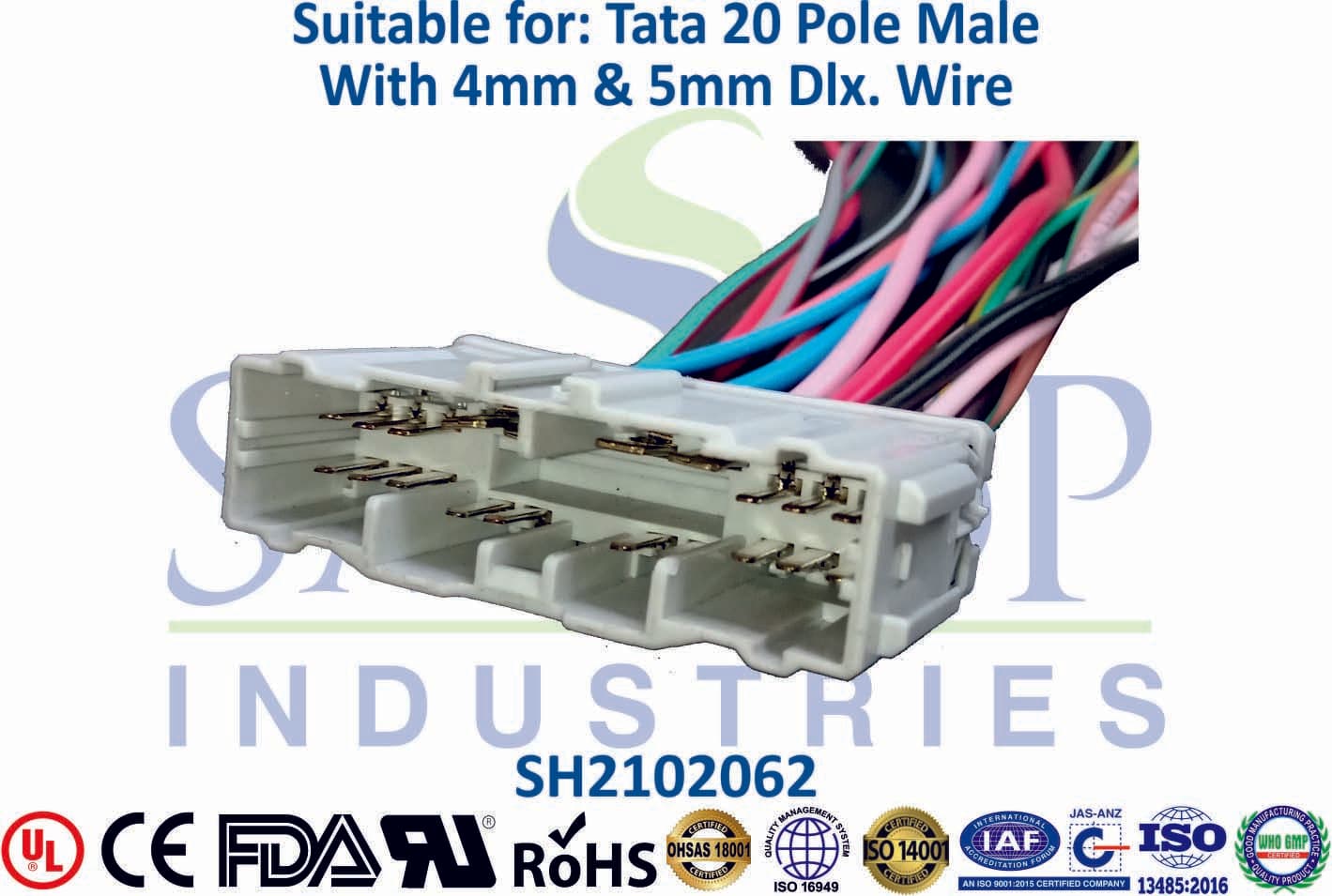 Universal Tata 20 Pole Female - Special Wire - 1