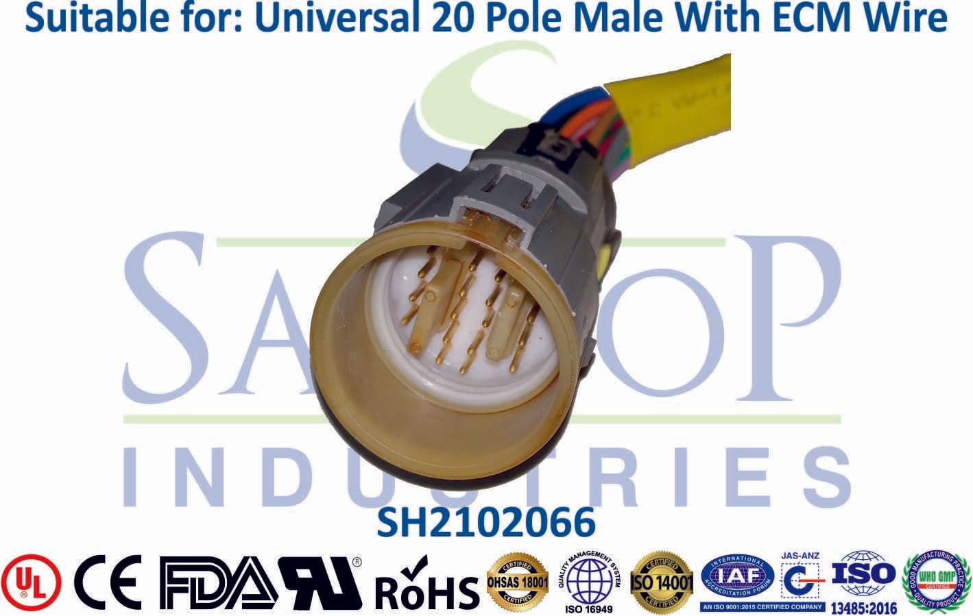 Tata 20 Pole Female - ECM Special Wire (Type 2) - 1