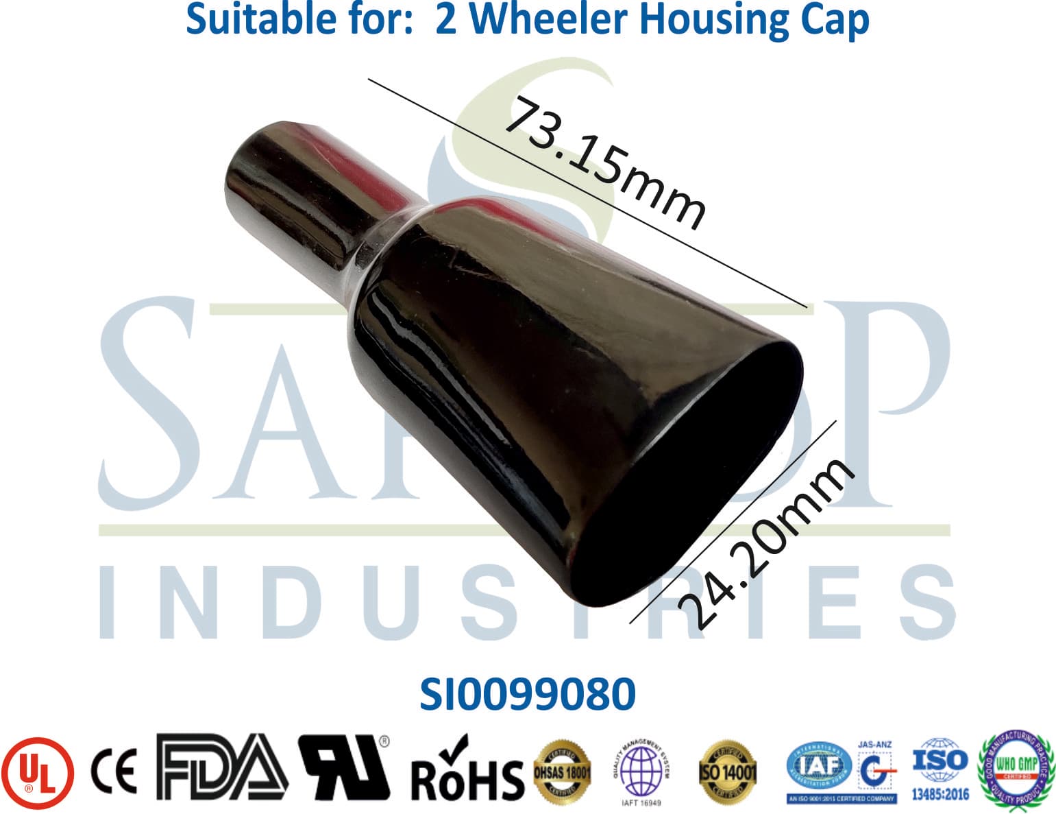 2 Wheeler Housing Cap - 1