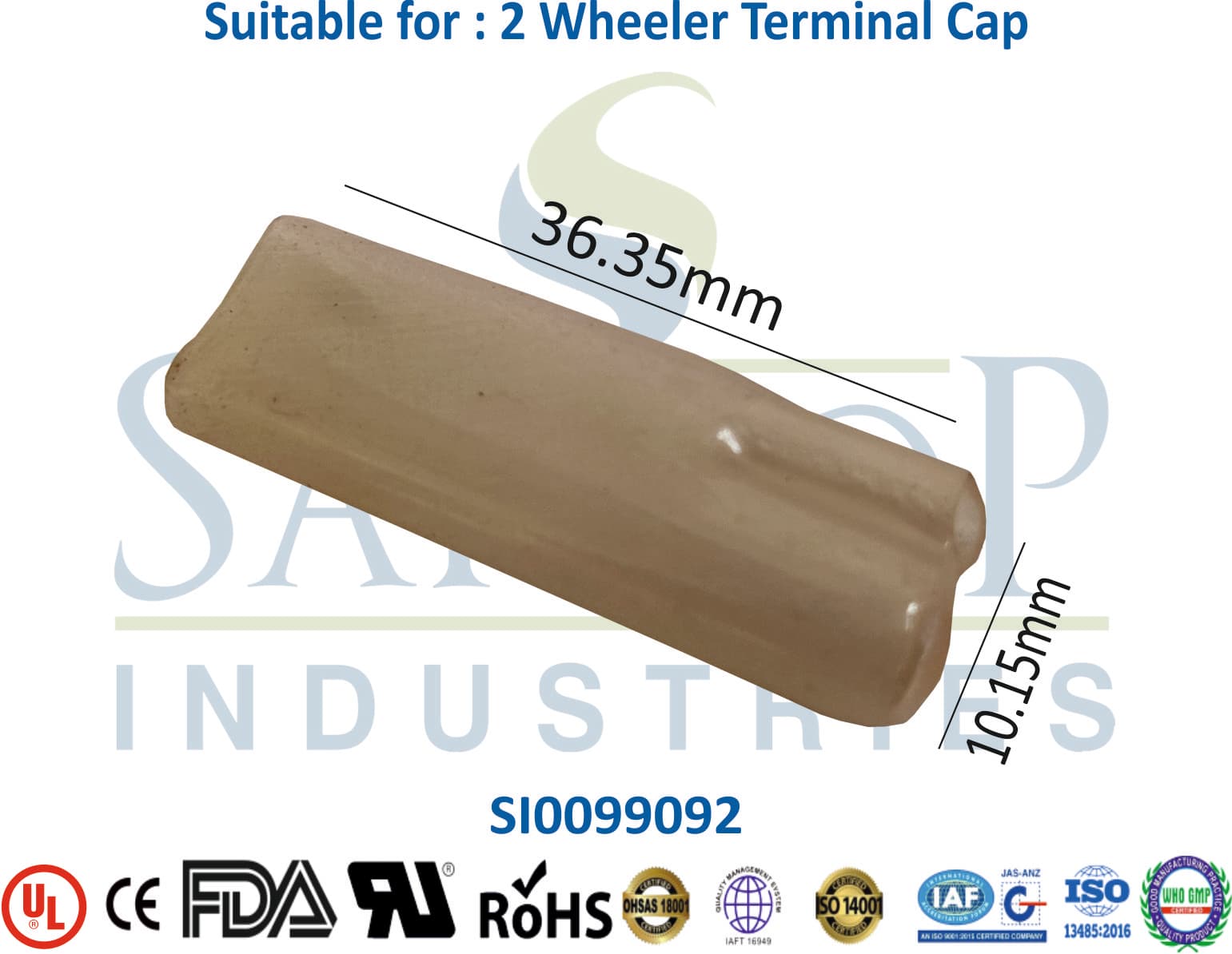 2 Wheeler Terminal Cap - 1