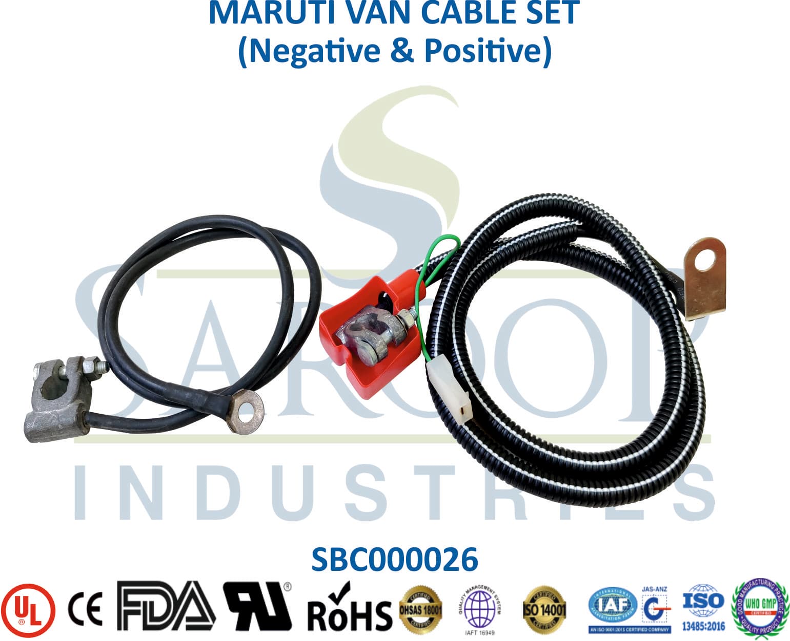 Maruti Van Cable Set (Negative & Positive) - 1